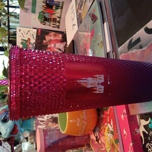 Disney Starbucks pink tumbler